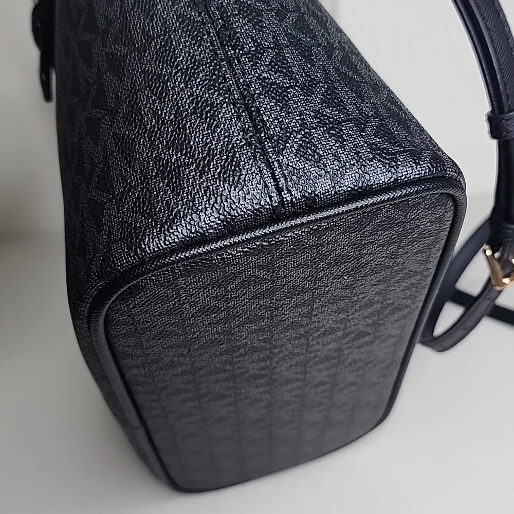 Michael Kors Jet Set Travel Extra-Small Logo Top-Zip Tote Bag - Picture 10 of 15